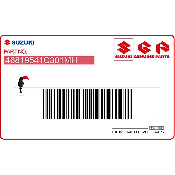 Autocollant bas de carénage, côté gauche