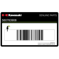 KAWASAKI Pegatina de tapa trasera, lado izquierdo 56076-3908