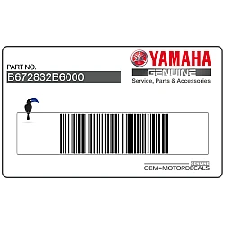 Autocollant de carénage supérieur avant