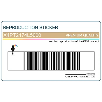 Rahmenabdeckungsaufkleber, rechte Seite