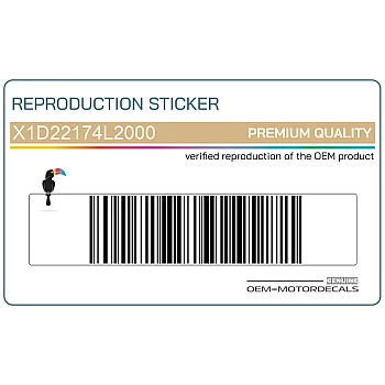 Juego de pegatinas para panel lateral , lado derecho
