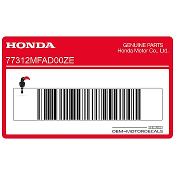 Heckverkleidung Aufkleber