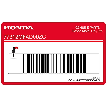 Kontpaneel sticker