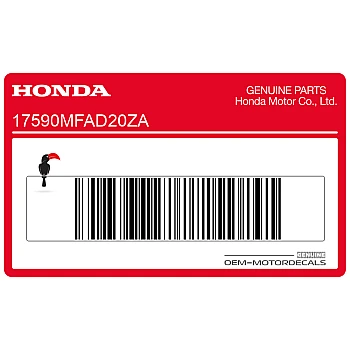 Naklejka na zbiornik, lewa strona