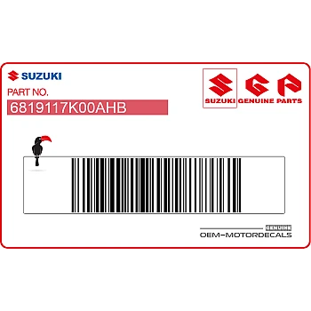 Pegatina para quilla, lado izquierdo