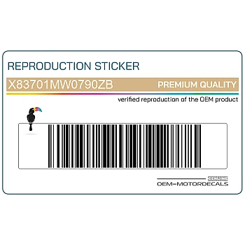 Framecover sticker, linkerkant