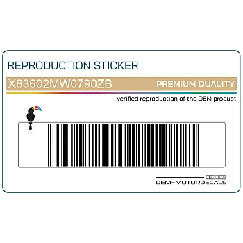 Framecover sticker, rechterkant