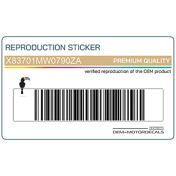 Framecover sticker, linkerkant