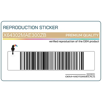 Naklejka na osłonę boczną, prawa strona