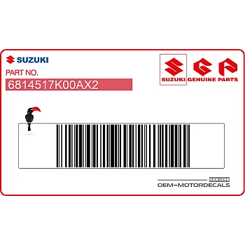 Adesivo carena posteriore sinistra GSX-R, lato sinistro