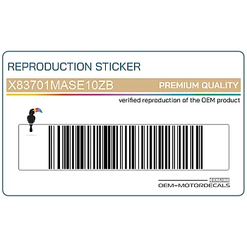 Framecover sticker, linkerkant