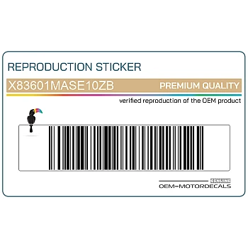 Framecover sticker, rechterkant