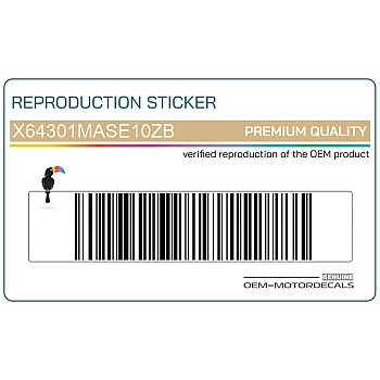 Zijpaneel sticker, rechterkant