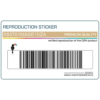 Framecover sticker, linkerkant