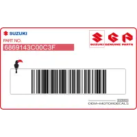 SUZUKI Side cowling decal, left side 68691-43C00-C3F