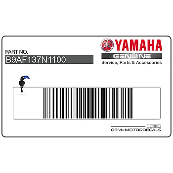 Zijpaneel sticker, linkerkant