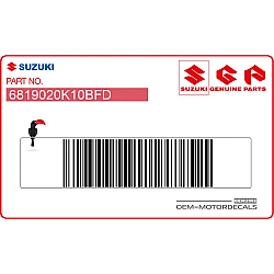 Juego de pegatinas para panel lateral , lado izquierdo