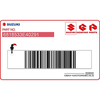 Pegatina para quilla, lado derecho