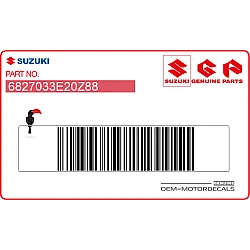 Front cowling decals, set