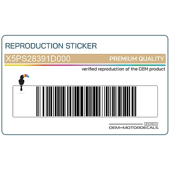 Naklejka na osłonę boczną, lewa strona