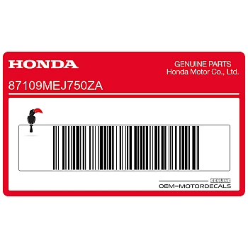 Pegatina colin, lado izquierdo