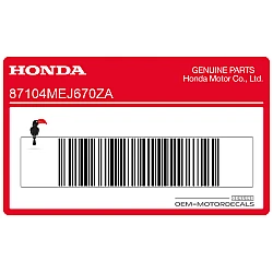 Naklejka na zbiornik, lewa strona