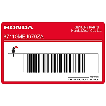 Emblemat na tylną owiewkę / zadupek