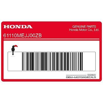 Pegatina para guardabarros delantero