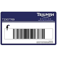 TRIUMPH Adesivo carena anteriore superiore, lato destro T2307769