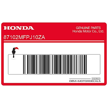 Pegatina tanque, lado izquierdo