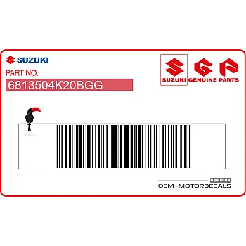 Naklejka na osłonę boczną, prawa strona