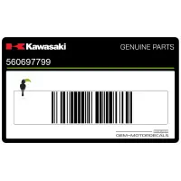 KAWASAKI Tail cowl decal, right side 56069-7799