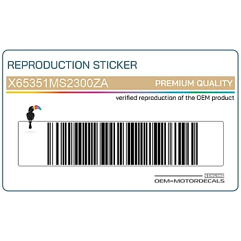 Framecover sticker, linkerkant