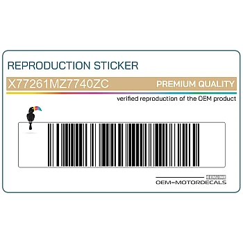 Heckverkleidung Aufkleber