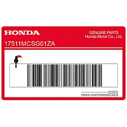 Tank decal, right side