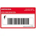 Side cowling decal