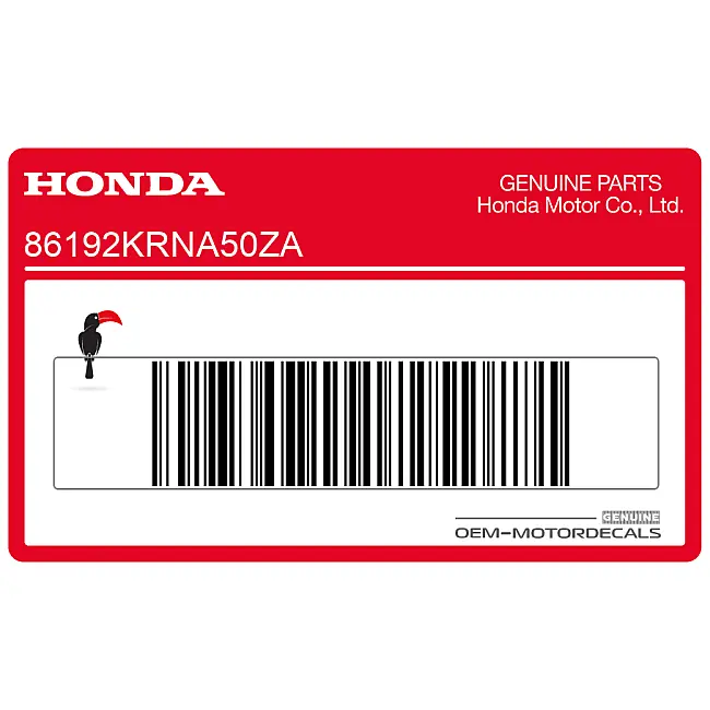 Honda-86192KRNA50ZA