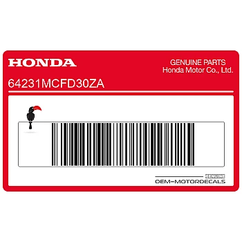 Bovenkuip sticker, rechterkant