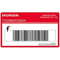 HONDA Autocollant carénage arrière queue, côté droit 77233-MCF-D30ZA