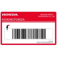 HONDA Pegatina para quilla 64282-MCF-D80ZA