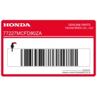 HONDA Autocollants coussin de chaise, côté droit 77227-MCF-D80ZA