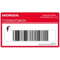 HONDA Pegatina colin, lado derecho 77233-MCF-D80ZA