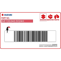 Pegatina de la cubierta del marco, lado derecho