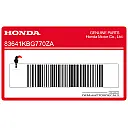 Framecover sticker, linkerkant