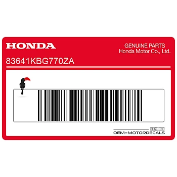 Naklejka na osłonę ramy, lewa strona