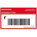 Framecover sticker, linkerkant