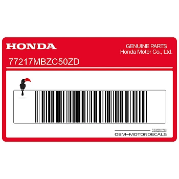 Naklejka na tylną owiewkę / zadupek