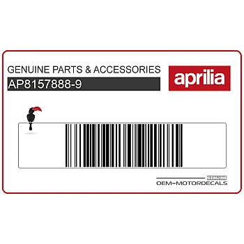 Pegatina para carenado frontal, lado derecho