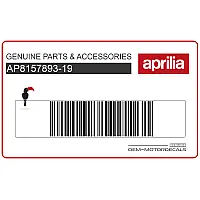 APRILIA Tail cowl decal AP8157893-19