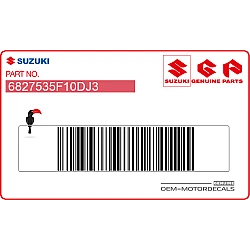 Pegatina para carenado frontal